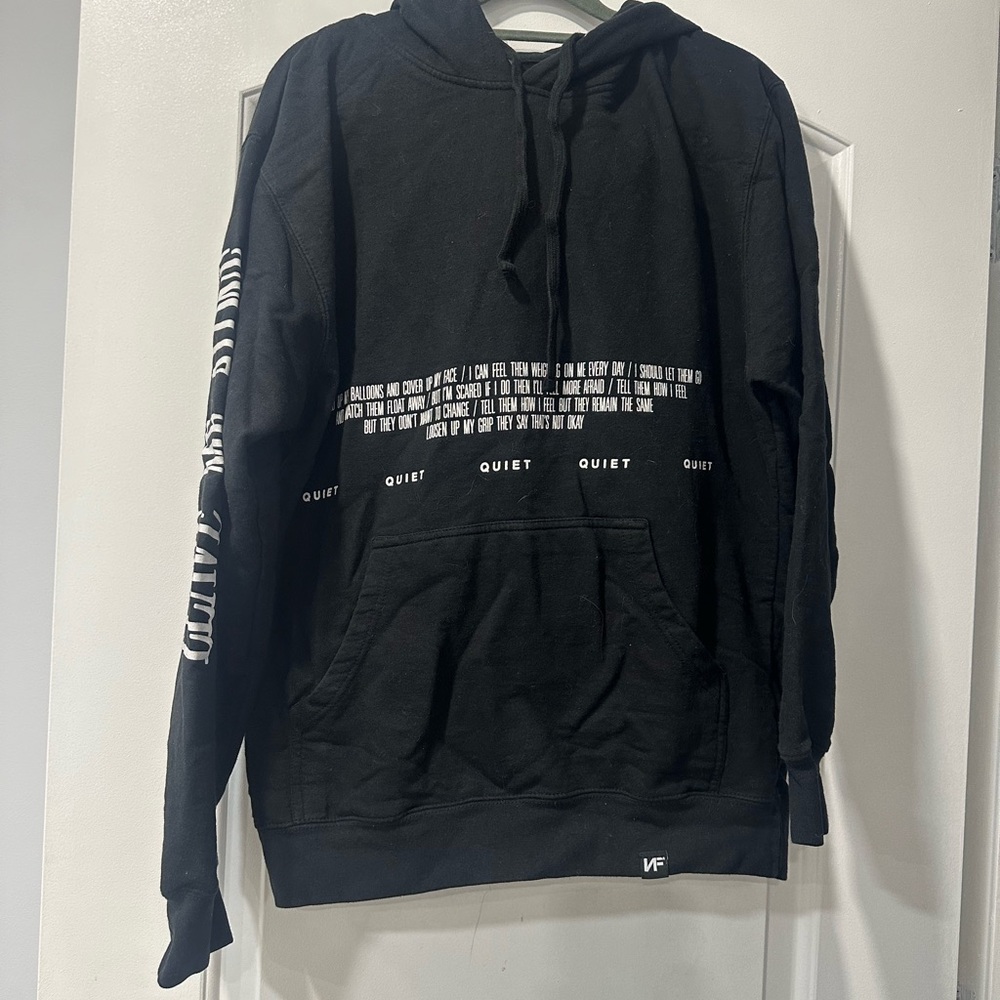 Black Graphic Hoodie